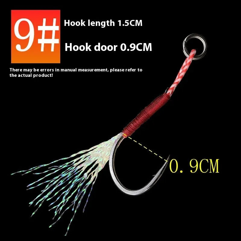 Bright wire iron plate single fishhook for binding wire in boat and sea fishing.