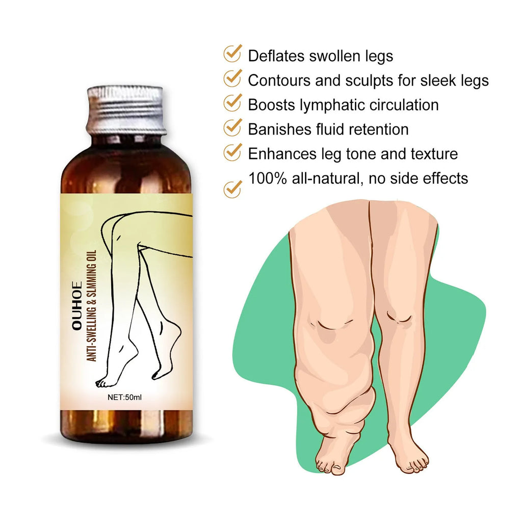 50ml bottle of moisturising essential oil for body care with six botanical extracts