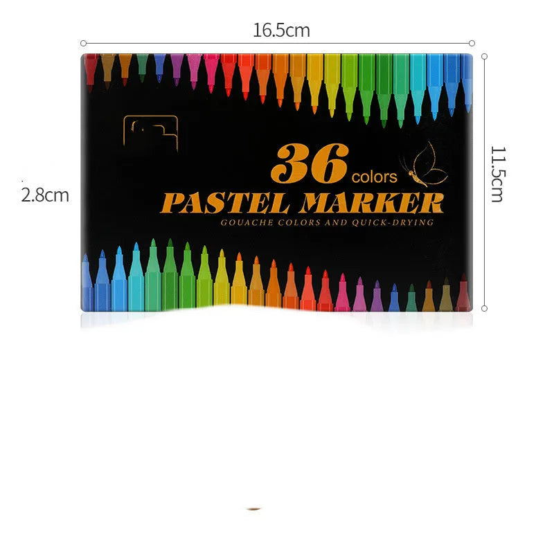 Hand pen body painting DIY graffiti set with plastic shell, 16.5cm length, multiple colour options