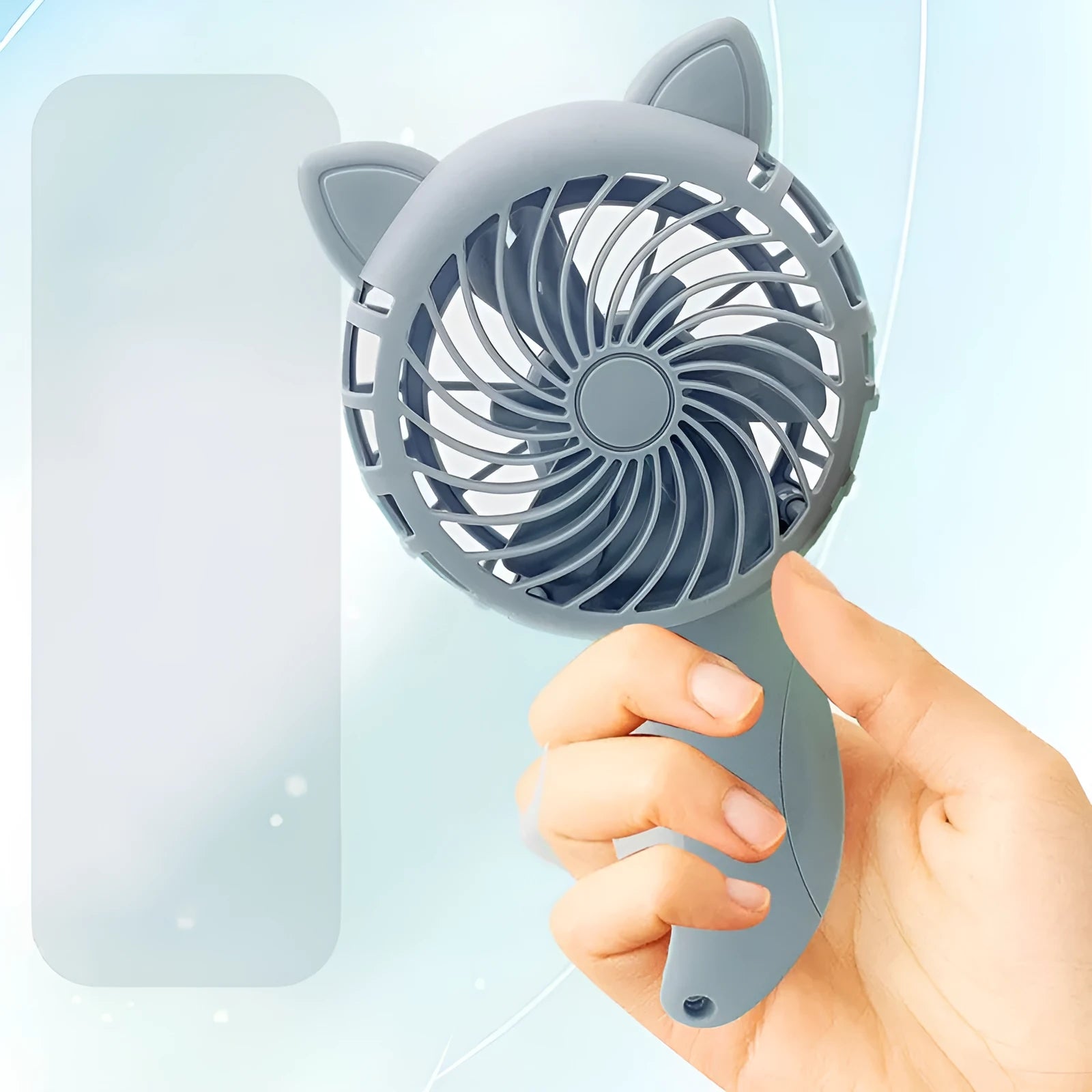 Large cartoon hand pressing hand-held fan toy plastic 11x20cm for children aged 4 to 6