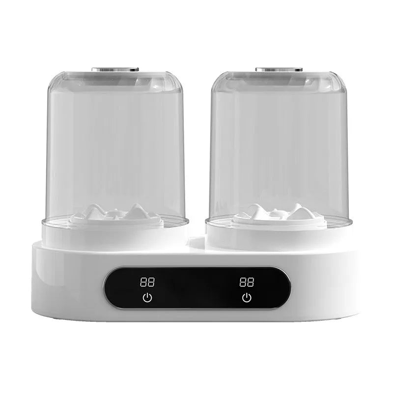 White double bucket mini USB washing machine for underwear and delicate fabrics