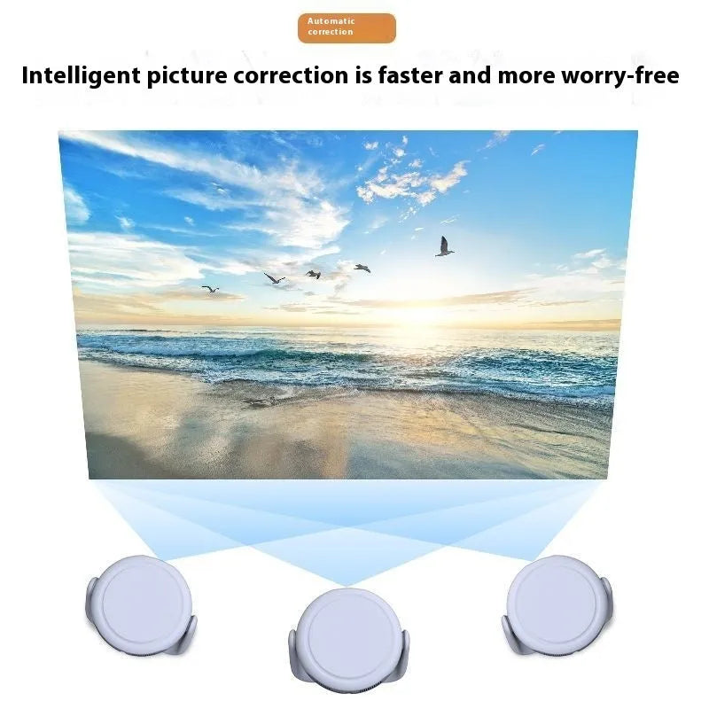 5G intelligent voice projector 1080p HD 1500 lumens smart wifi for home day direct wall projection