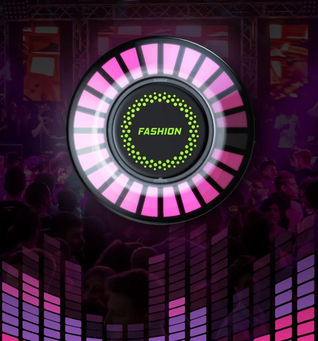 Car atmosphere light 3D pickup RGB voice-controlled rhythm aromatherapy clipped to car air vent