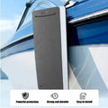 Blue EVA boat fender with rectangular shape for marine collision protection