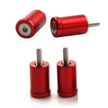 Aluminium alloy machine cover height spacers pack with hardware for car modification in black blue red colours