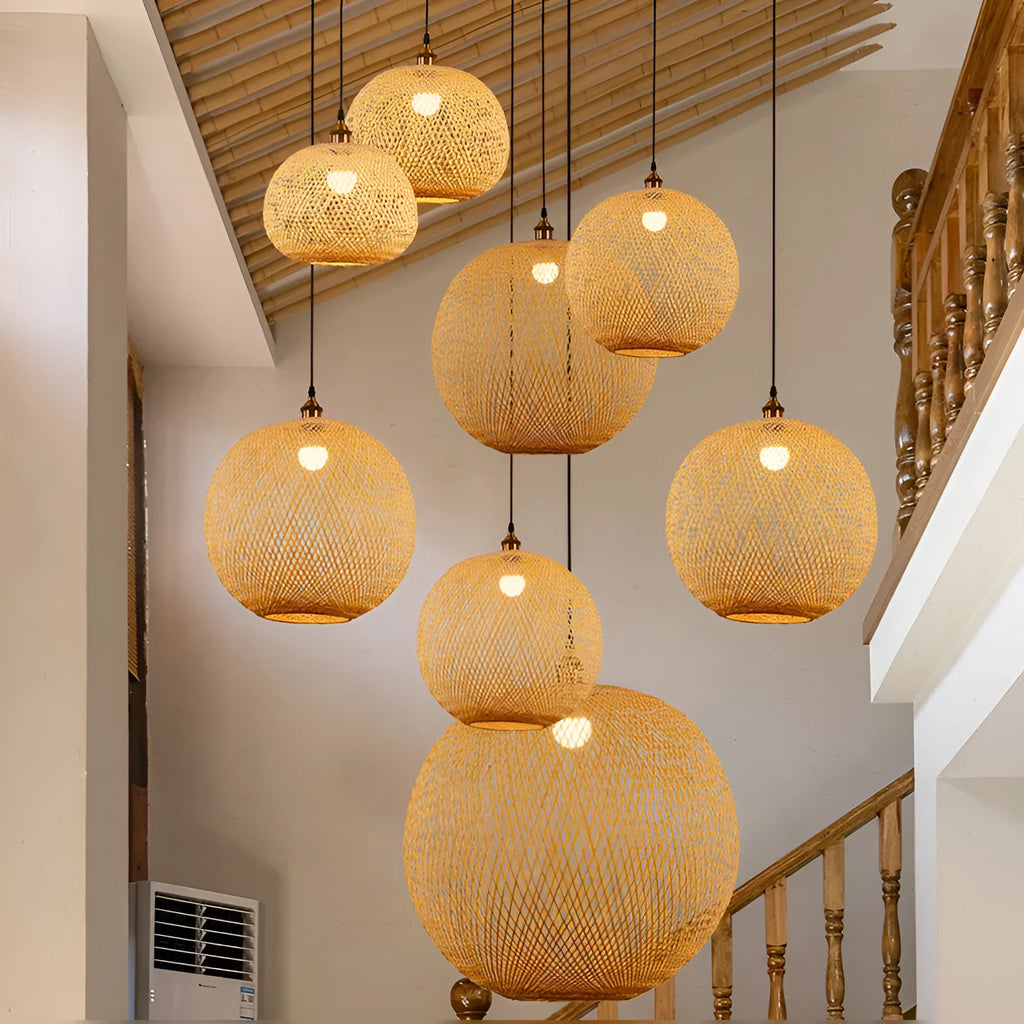 Pastoral style metal chandelier with multiple diameter options for bedrooms and leisure spaces