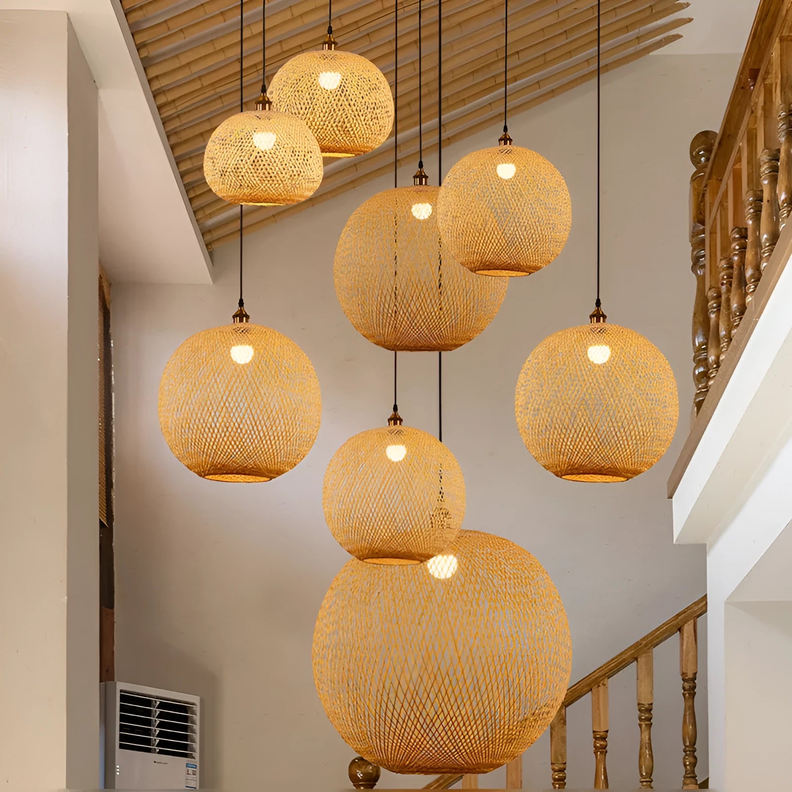 Pastoral style metal chandelier with multiple diameter options for bedrooms and leisure spaces