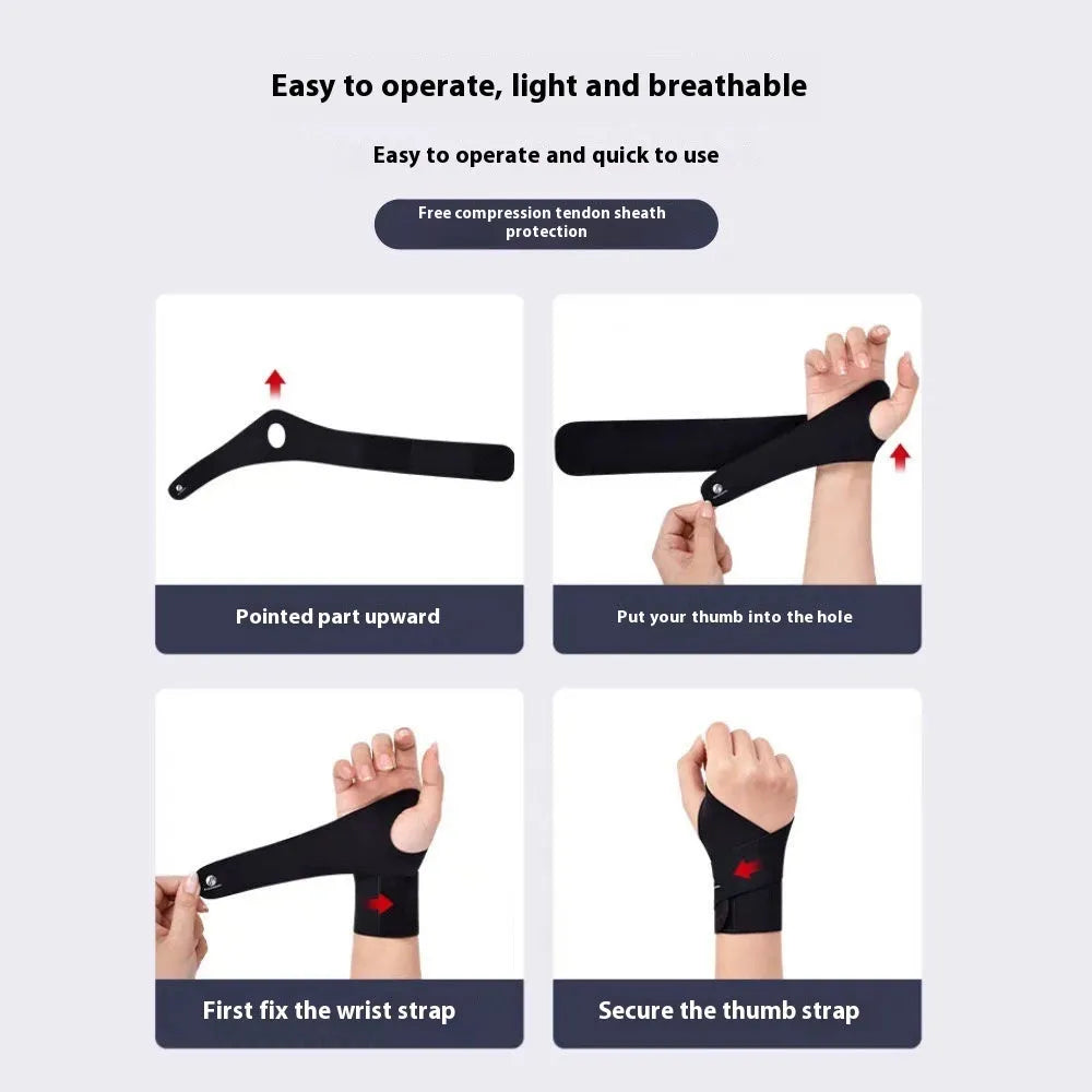Adjustable athletic wristguards for sports wrist support in black and skin colours