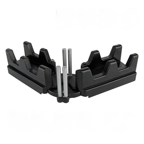 2-in-1 mitre measuring cutting tool black and yellow ABS plastic stainless steel angle marking tool