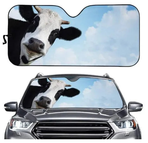 Telescopic car sun shield made from aluminium foil for front windscreen protection