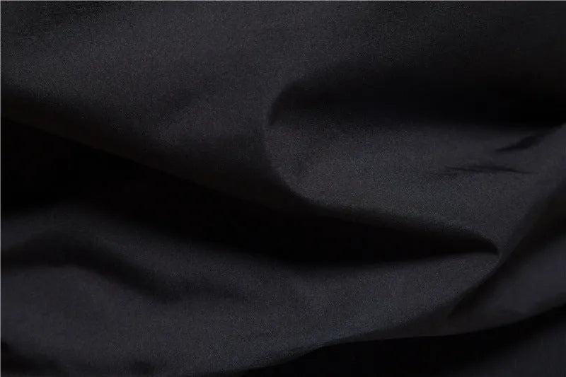 Men's casual thin jacket in polyester available in dark blue, black or army green colours