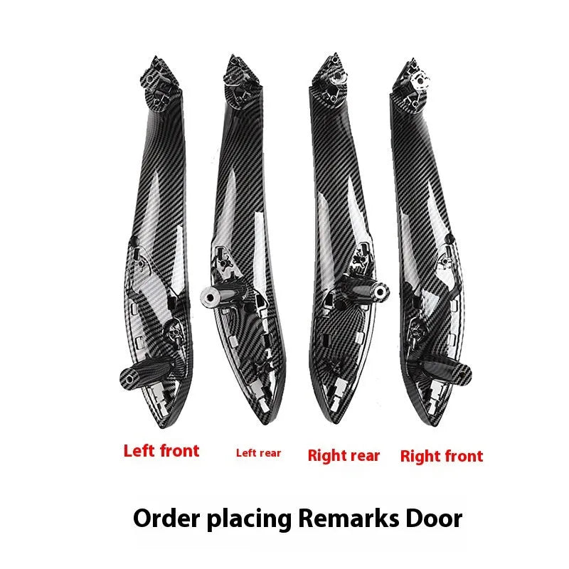 BMW F30 F35 3GT 4 Series door handle cover trim in carbon fibre pattern ABS plastic