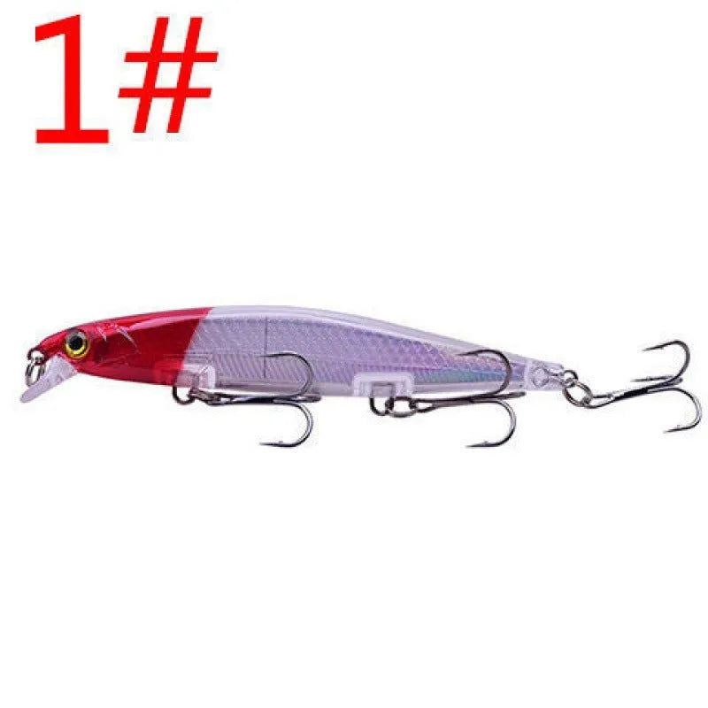 Tossing Submerged Suspended Mino fishing lure, 11cm long 13.5g hard bait in Colour A.