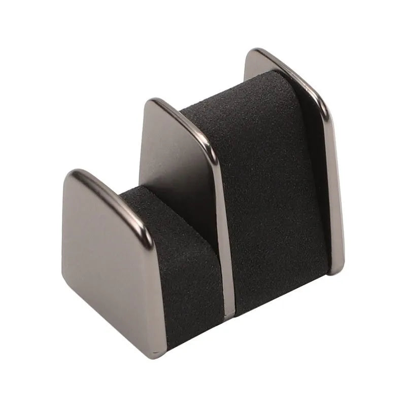 Car dashboard glasses clip nose pad holder in zinc alloy leather