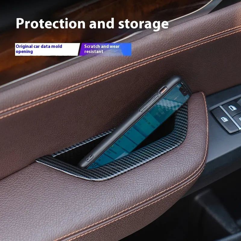 BMW 3 Series detachable inner handle carbon fibre car door handle protective cover in ABS
