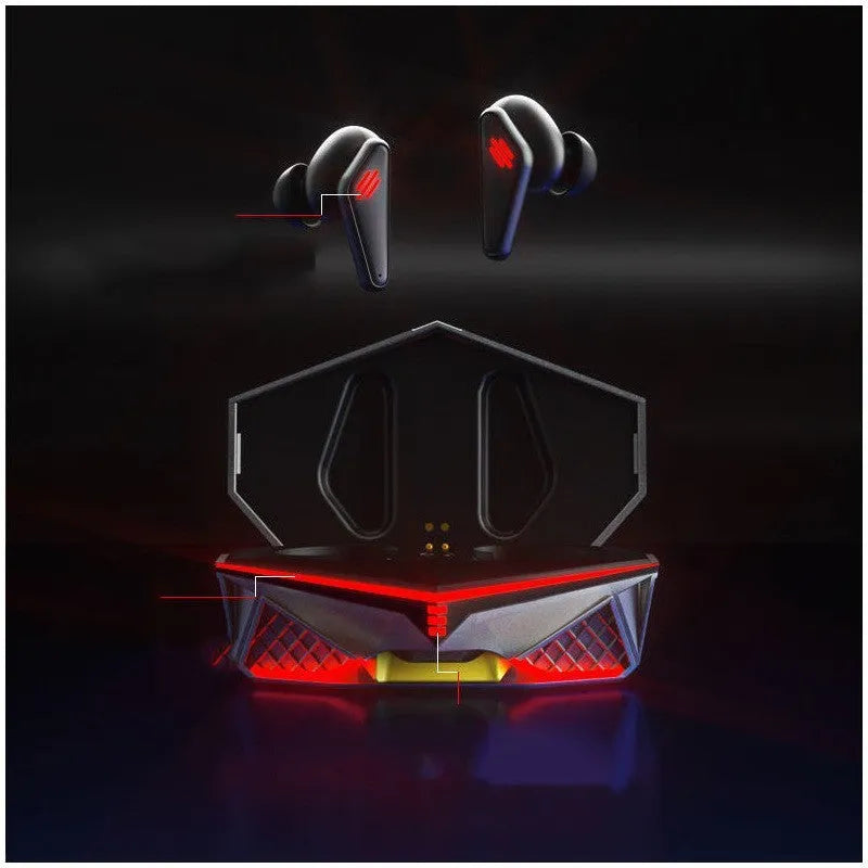 TWS50 K98 Black Bluetooth wireless earbuds with charging case for gaming
