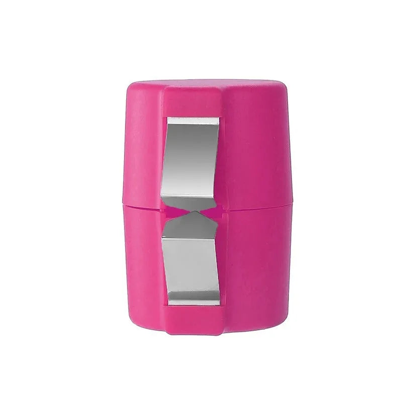 Kitchen egg shell opener and beater tool in orange red, pink or yellow colour weighing 35g