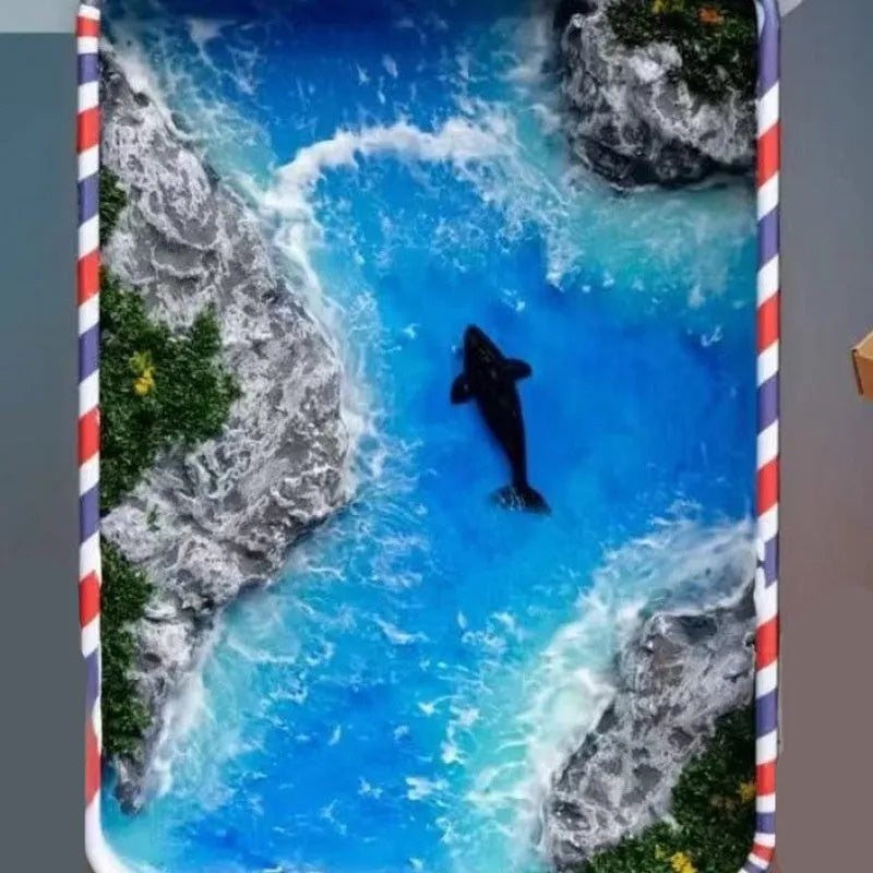 DIY marine landscape handmade model ornament crafted from bamboo for aquarium decoration
