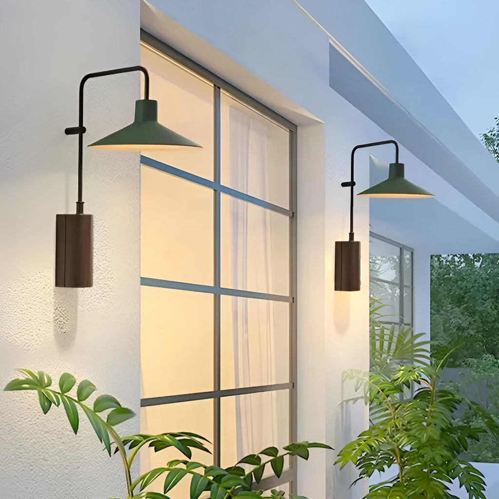 Outdoor waterproof villa garden lamp with 24 LED beads aluminium shell IP65 3000K warm light
