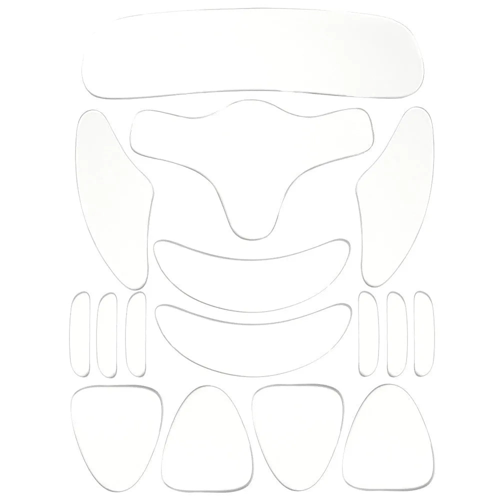 Reusable transparent beauty patch sticker for facial care – 18 pieces pack for face chest and neck