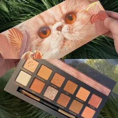Explorer twelve-colour animal eye shadow palette showing multiple animal-inspired design options