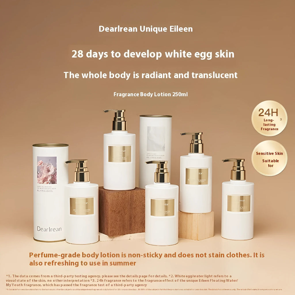 Spring Wilderness body lotion 250ml white bottle with moisturising non-sticky formula for dry skin gift