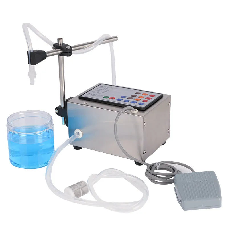 GFK-280 CNC filling machine with digital display and dispensing nozzle for 5ml-3000ml liquid measurement