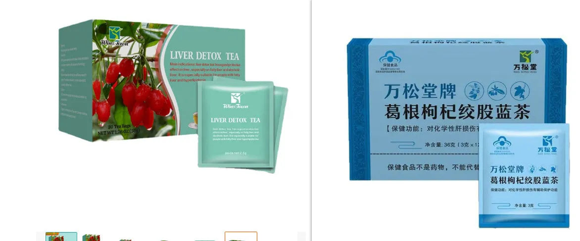 50g herbal substitute tea pack with medicinal food-homology ingredients