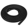 Black rubber sliding door seal for Toyota Hiace high roof van, 5 metre length