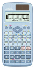Multi functional 991EX scientific calculator for complex statistics, ABS body, 160g weight, black colour with button layout