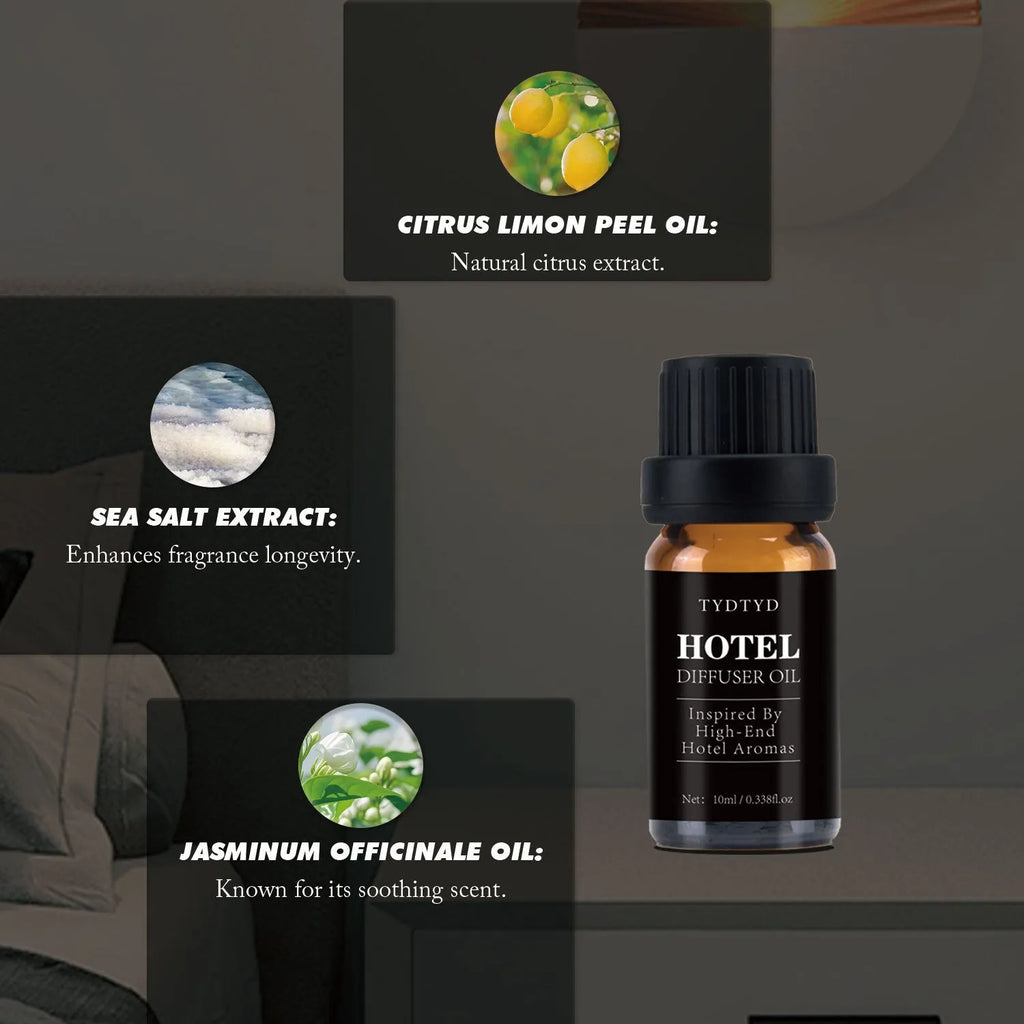 10ml natural plant fragrance essential oil bottle for aromatherapy and diffuser use