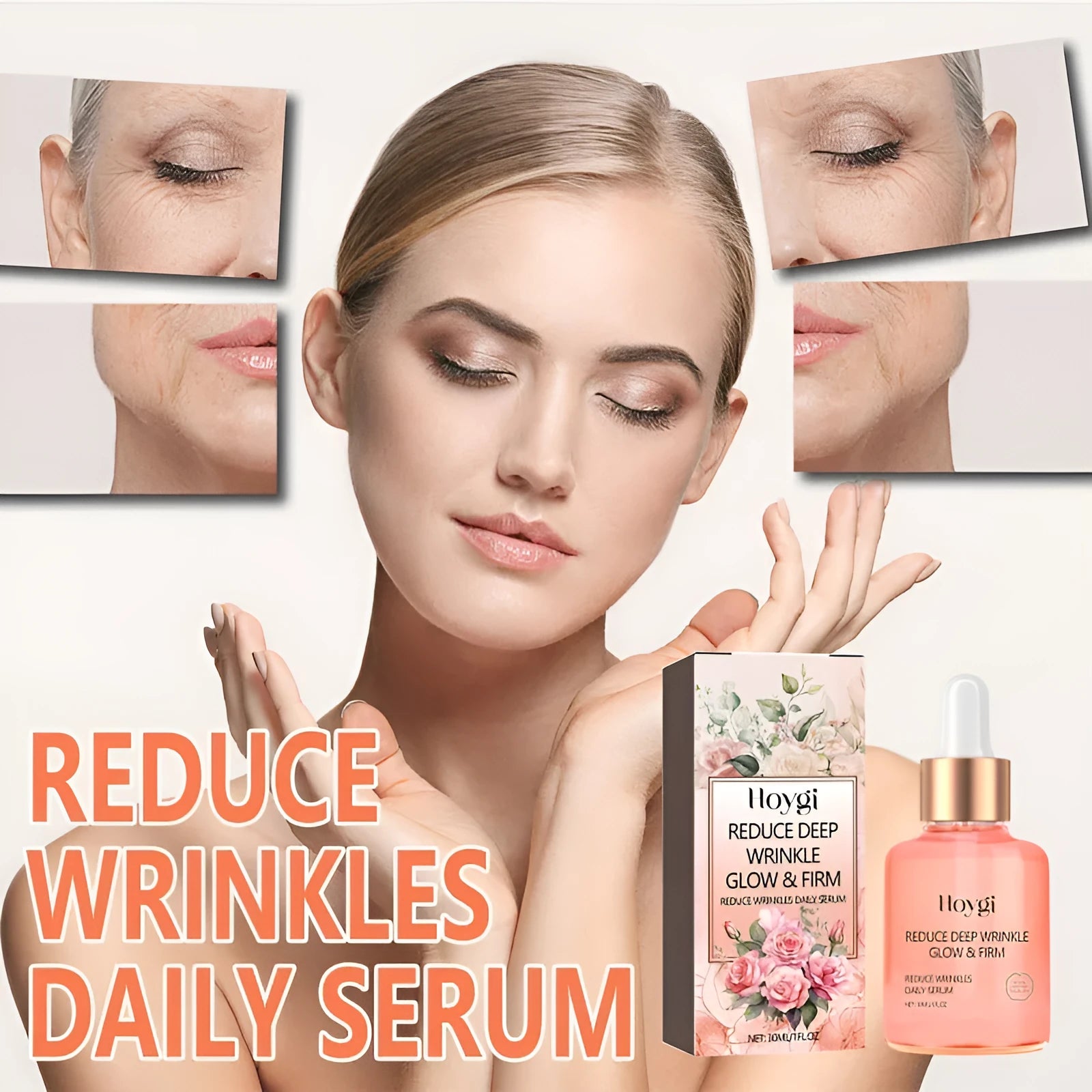 30ml rose essential oil bottle for skin care with smoothing and brightening properties