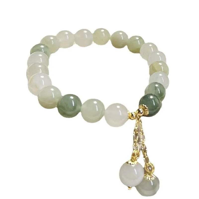 Tian Shan Cui Yu adjustable women's bracelet in alloy with electroplated finish, colour S175