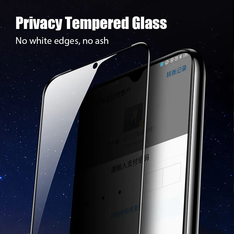 Xiaomi smartphone privacy screen protector with anti-spy protection for Poco and Redmi Note models