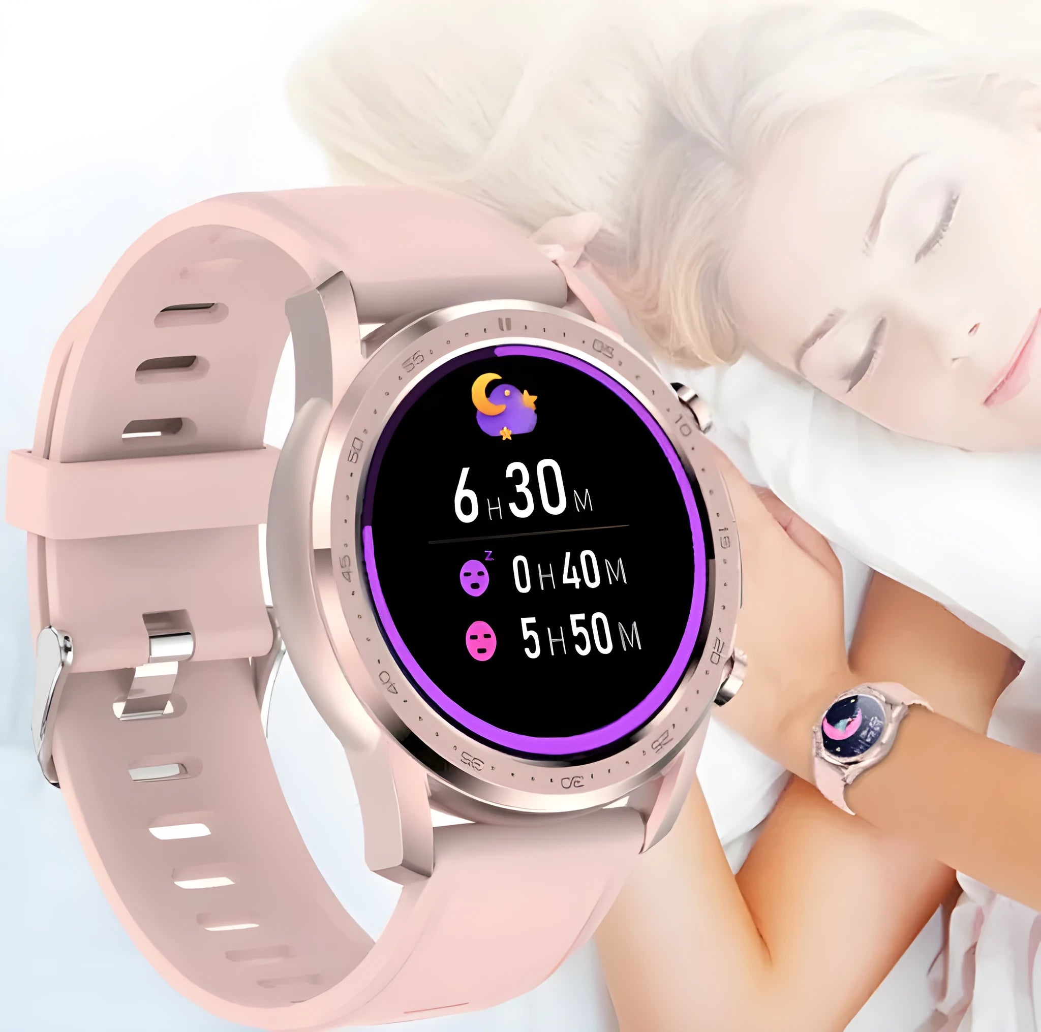 Youth2 smart bracelet in black or grey with a 1.3-inch screen and zinc alloy case on a wrist.