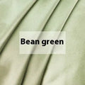 Solid colour silk duvet cover laid flat, showing plain weave texture in a choice of six colours.