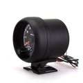Blue light pointer car tachometer 0-8000 RPM 95mm diameter black plastic housing