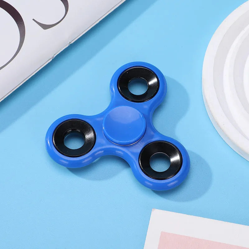 Digital fingertip gyro made of ABS plastic with a counterweight, available in various electroplated and solid colours
