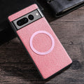 Google Pixel series PC magnetic phone case in black showing back cover and camera cutout