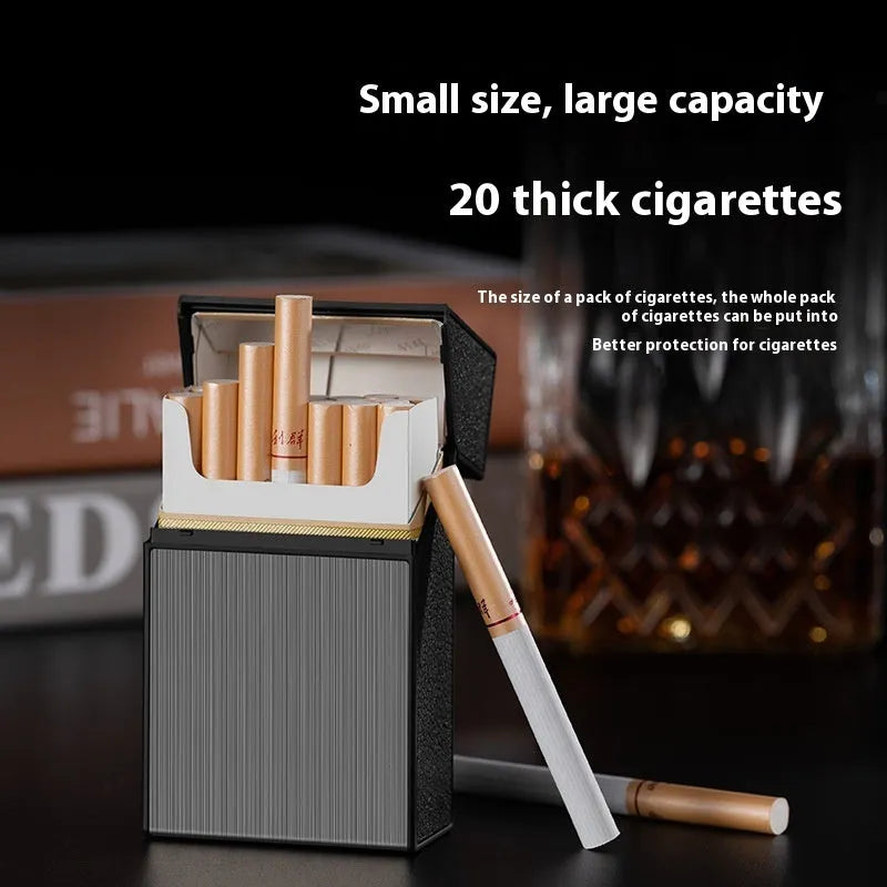 Simple Home USB charging windproof metal cigarette lighter in A3 brushed gold everyday style