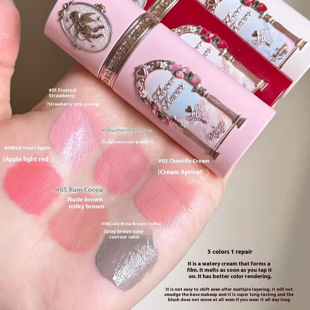 Strawberry Cupid Liquid Blush in shade Blush 01 with natural finish, standard size