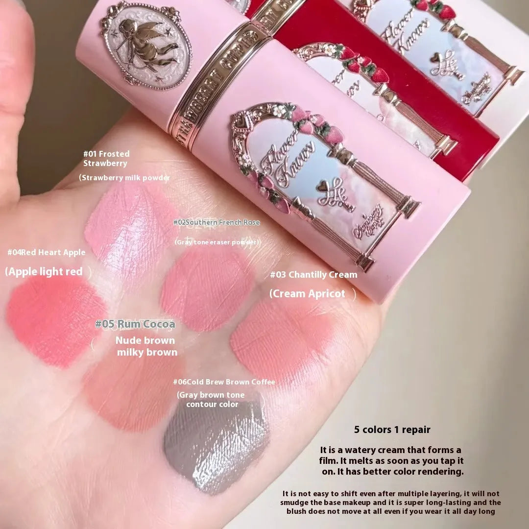 Strawberry Cupid Liquid Blush in shade Blush 01 with natural finish, standard size