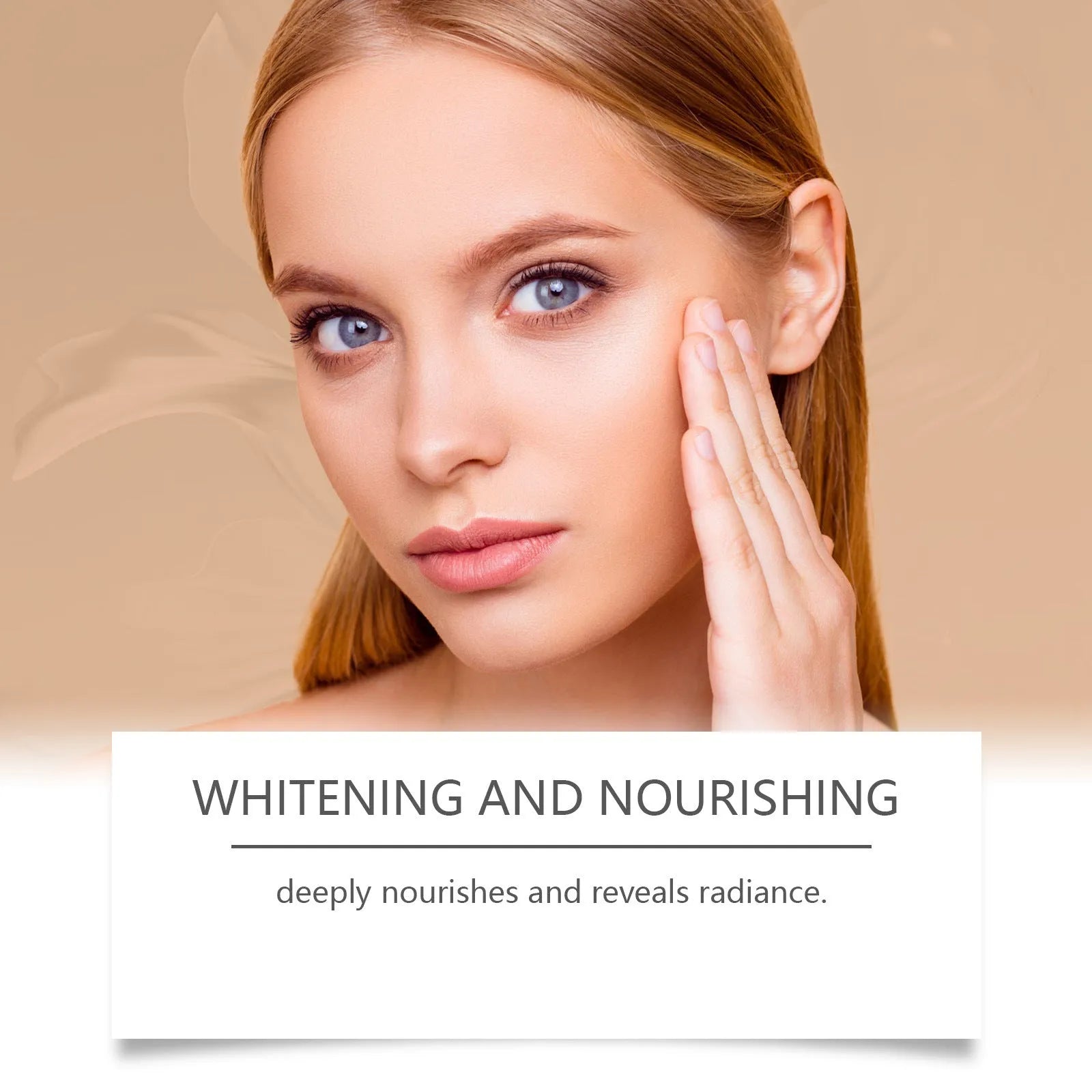 30g facial mask containing arbutin, collagen, hyaluronic acid and plant extracts