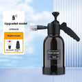 Black hand-held foam sprayer watering can with 2L capacity and aluminium oxide tie rod