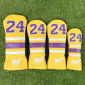Ram Chicken Leg design golf club headcovers in PU material for Fairway Wood, Irons, and Putter.