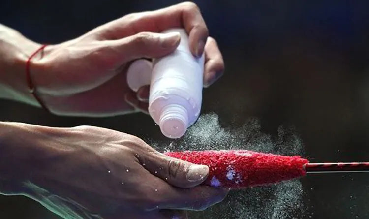 White magnesium carbonate sports anti-slip powder container for badminton tennis weightlifting