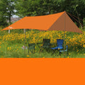 3x3 metre fruit green sun shade camping canopy tent with iron poles and 210D Oxford cloth on grass