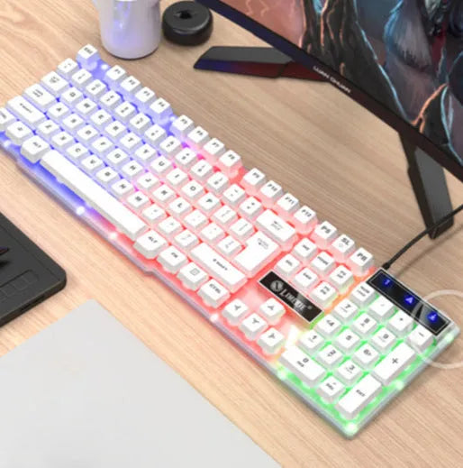 TX35 mechanical feeling computer keyboard with 1.5 metre cable in white colour option