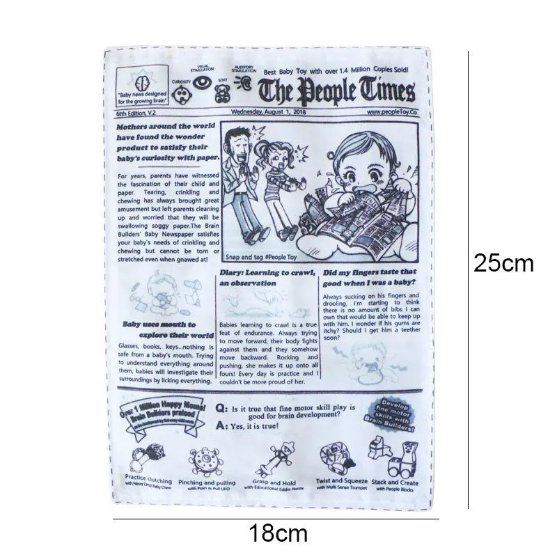 Tearproof squeaking dog toy in playing card or newspaper design for corgi and terrier breeds
