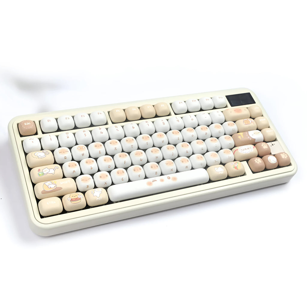 Set of 26 PBT key caps for mechanical keyboards with a 1.5 metre USB cable.
